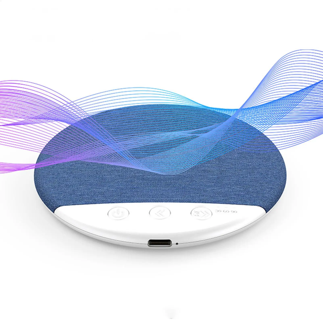 Pillow Speaker Under Pillow Wireless Sleep Speaker White Noise Bone Conduction Mini Portable with Timer for Bedroom Insomnia