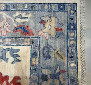 Personnalisable fait à la main 9 'x 12' 3 'turc Oushak doux laine tapis pour salon exercice prière pique-nique voiture utilisation - Product Image 4