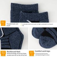Calcetines de Esquí Personalizados de Lana Merino, Calcetines Térmicos Cálidos hasta la Rodilla para Snowboard, para Hombre y Mujer