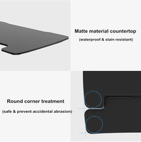 Support d'Ordinateur Portable Moderne Ergonomique Réglable en Hauteur en HPL Phénolique, Capacité de Charge 15kg, Matériau Écologique pour Bureau