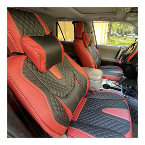 Housses de siège auto universelles entièrement couvrantes en cuir Nappa durable pour 90% des berlines et SUV, lot de 8 couleurs, comprenant les housses avant et arrière - Product Image 4