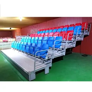 Kursi Stadion Bleacher Yang Dapat Ditarik Luar Ruangan