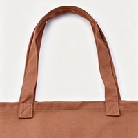 Sac fourre-tout en toile de coton robuste et durable, grande capacité, couleur unie, sac à bandoulière avec impression de logo personnalisé