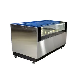 0 bis 8 Grad Celsius Minimalistic Recta ngular Pastry Display Freezer