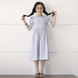 Nouvelle collection de robes longues décontractées pour enfants de style occidental, de qualité supérieure, pour filles, à acheter auprès d'un fournisseur chinois - Product Image 3