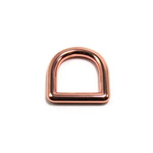 Hebilla de anillo para <span class=keywords><strong>Collar</strong></span> de perro, de Metal, latón sólido, niquelado, sin soldadura, chapado en D, 5/8 pulgadas - Product Image 3