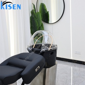 Kisen Beauty Salon Hair Spa Head Electric Full Body <b>Zero</b> <b>Gravity</b> Modern Styling Hair Washing Massage Shampoo <b>Chair</b> - Product Image 1