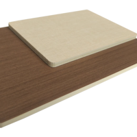 Panel de Pared con Textura de Madera Realista WPC, Acabado de Alto Brillo, Compuesto de Madera y Plástico para Decoración de Paredes de Recepción de Hoteles de Lujo