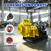 Pompe à boue de décharge Qizhuo pour broyeur SAG, traitement du minerai minier, boue abrasive, haute teneur en chrome, résistante à l'usure, pompe à boue robuste