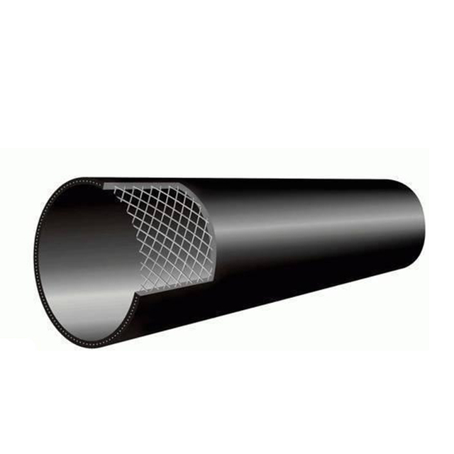 Plastic Composites Steel Wire Mesh Skeleton Reinforced Drain Pipe Pe100 HDPE Insulated Composite SRTP Pipe