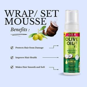 Mousse coiffante hydratante pour cheveux bouclés, tresses, femmes, marque privée 2024 - Product Image 4