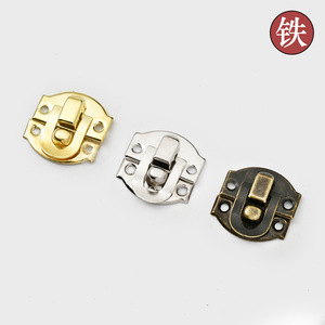 Iron Clasp Buckle Small Size Yellow Antique Bronze Silver For Wooden <b>Box</b> Durable Hardware - Product Image 1