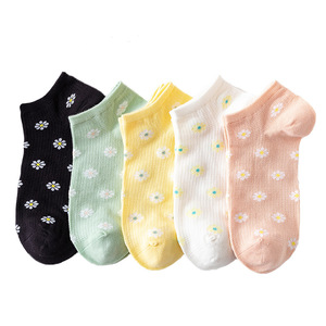 Calzini di cotone da donna primaverili Daisy - Product Image 1
