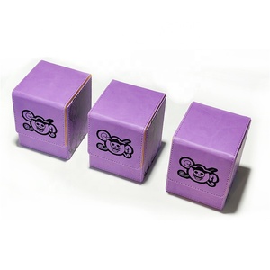 Scatole in Pelle per Mazzi di Carte, Contenitori per Carte da Gioco Collezionabili Compatibili con <span class=keywords><strong>Commander</strong></span> - Product Image 4