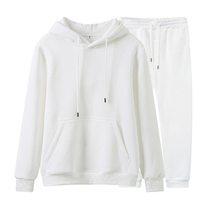 Conjunto de dos piezas para hombre y <span class=keywords><strong>mujer</strong></span>, chándales deportivos, jersey de manga larga, sudaderas con capucha, pantalones de chándal, traje de invierno - Product Image 2