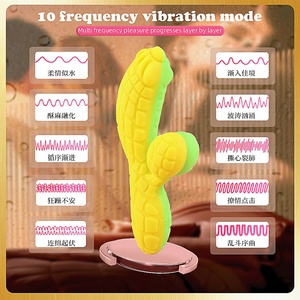 Vibrador Eléctrico de Silicona Líquida de Doble Cabeza con 10 Frecuencias para Masturbación Femenina - Product Image 2