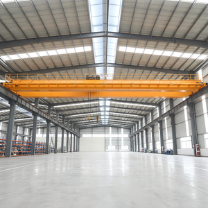 Pont roulant à double poutre de 10 tonnes avec portée de 10-20 m, chariot de levage IP54 pour alimentation 380-480 V - Product Image 1