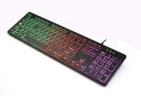 Vente chaude ordinateur portable usb RGB arc-en-led rétro-éclairé bureau d'affaires gaming clavier d'ordinateur
