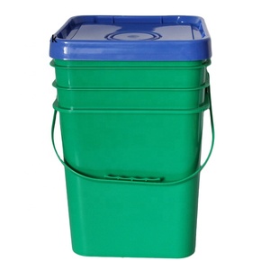 square plastic bucket clear square plastic bucket With handles and with cheap Price