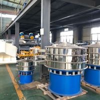 Machine de séparation et de tamisage vibratoire rotative commerciale pour poudre de piment et d'épices, et farine liquide en Indonésie