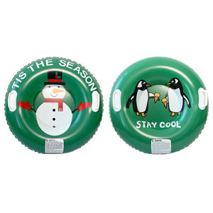 Anneau de ski gonflable d'hiver pour l'extérieur, luge à neige, sécurité, 100 cm, antidérapant, épaissi, PVC écologique, adulte - Product Image 5