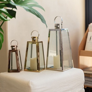 Bộ 3 Đám Cưới Đèn Lồng Bằng Thép Hình Kim Tự Tháp - Product Image 5