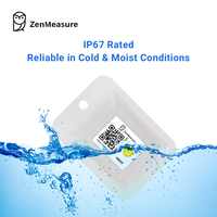 Enregistreur de température jetable ZenMeasure sans fil à usage unique pour la logistique d'expédition avec générateur de rapport PDF