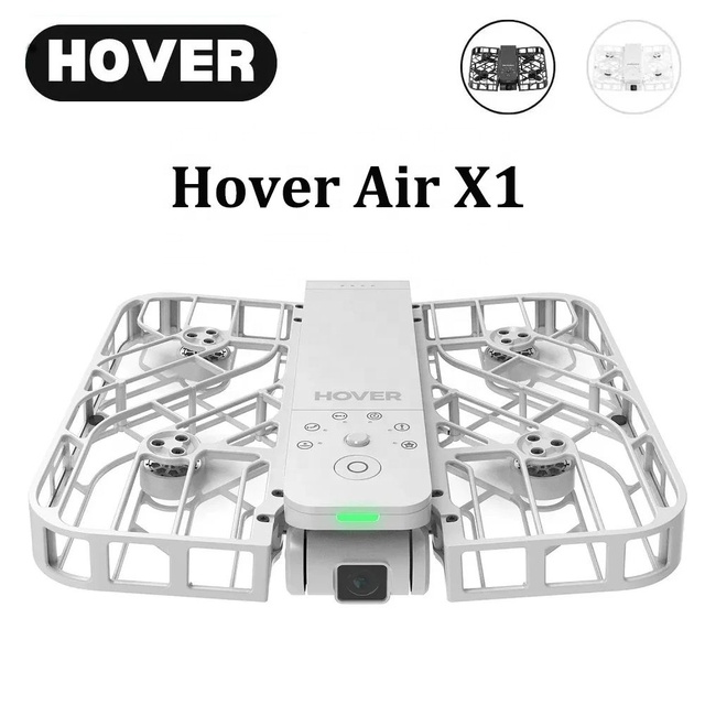 HOVERAir X1 Autonomous Selfie Drone Handheld Pocket Flying Camera with AI Tracking Modes and Full Protective Guard for Beginners