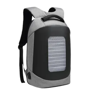 Solar Panels Backpack USB Charging 5W Waterproof Scratch-Resistant Multifunctional Outdoor Hiking Travel Bag