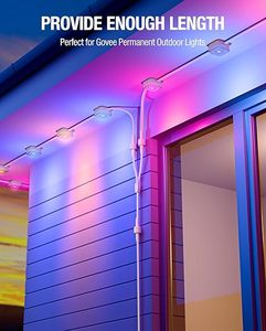 Câble d'extension de 16 pieds pour les lumières extérieures permanentes <span class=keywords><strong>Govee</strong></span> <span class=keywords><strong>2</strong></span>/Pro, lumières de terrasse, cordon d'extension étanche IP68 compatible avec <span class=keywords><strong>Govee</strong></span> - Product Image 6