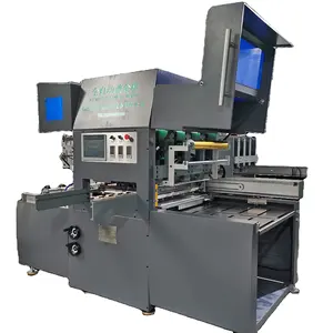 high speed small size fully automatic flatbed hot foil stamping machine for Smaller Paper Size