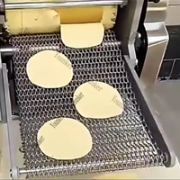 Machine à tortillas entièrement automatique à épaisseur réglable pour usine, machine commerciale de fabrication de tortillas de maïs