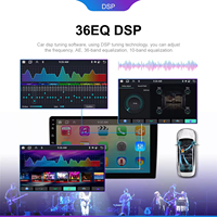 Autoradio Android Podofo 9 pouces double DIN 4+64 Go, écran IPS 1280x720, CarPlay, Android Auto, GPS intégré