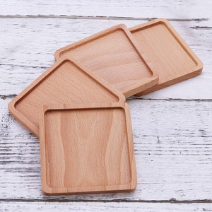 Posavasos Redondos de Madera, Protección de Mesa para Bebidas, Posavasos de Madera al por Mayor para Grabado Láser - Product Image 2