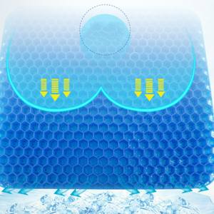 เบาะเจลที่นั่งไข่ทรงสี่เหลี่ยมนุ่มสบายสำหรับเก้าอี้สำนักงานเบาะนั่งรถยนต์ - Product Image 4