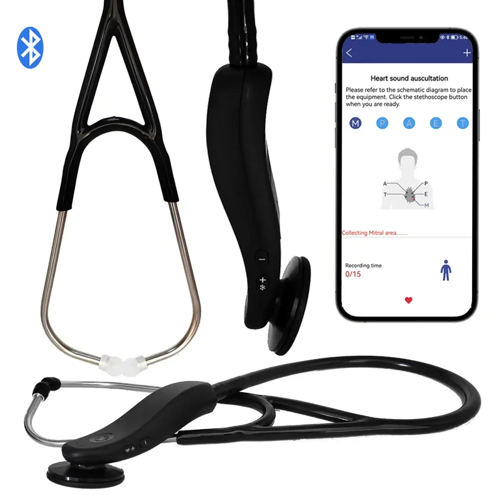 Loại Mới điện thoại di động điện tử thông minh Ống nghe y tế thông minh Bluetooth Ống nghe điện tử