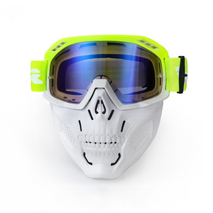 Trend maskesi taktik motosiklet 3/4 kask taktik oyunu motosiklet kum lokomotif maske - Product Image 4