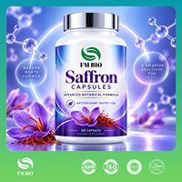 Capsules de Safran Naturel, Formule d'Extrait Herbal pour Nutrition Quotidienne, Fournisseur de Capsules de Safran en Marque Blanche