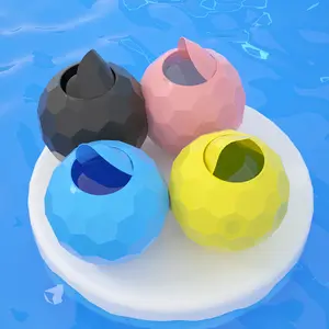 屋外面白い再利用可能な水のおもちゃバルーンクイックフィルセルフシールファイティングゲームビーチプールスプラッシュボールシリコンウォーターボール