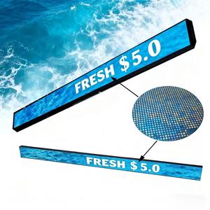 New liền mạch nối siêu mỏng 1200*60 mét trong nhà cửa hàng bán lẻ kỹ thuật số Kệ cạnh <span class=keywords><strong>LED</strong></span> màn hình hiển thị cho quảng cáo - Product Image 1