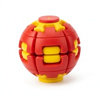 Jouet anti-stress 2 en 1 Spin Ball Fidget Toy, boule lumineuse musicale, jouet de puzzle pour enfants