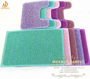 Vendita calda tappetini doccia di alta qualità tappetini da bagno in PVC antiscivolo tappetini da toilette colorati facili da pulire prezzo all'ingrosso