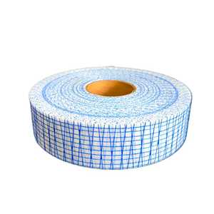 Ruban respirant en fibre de verre E-Glass <span class=keywords><strong>Fibafuse</strong></span> pour cloisons sèches, service de découpe, sans alcali, 90 GSM, pour une application facile, joints de cloisons sèches, réparation des fissures murales - Product Image 3