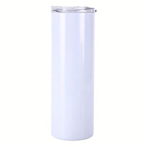 Vente en gros de gobelets isothermes fins et droits de 600 ml (20 oz) avec effet arc-en-ciel, en acier inoxydable à double paroi, pour les voyages - Product Image 1