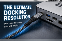 Câble USB 3.2 Gen2 Type-C Premium 5A Charge Rapide Tressé en Nylon Coque en Alliage d'Aluminium Sortie Vidéo 4K pour Produits Électroniques