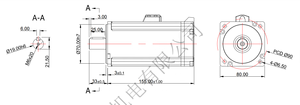 80JASM510230K-17B-SC+JAND10002-20B 5.7A 220V 1000W Conjunto de Controlador de Motor AC con Fabricación en PRC 80JASM510230K-17B-SC+JAND10002-20B - Product Image 6