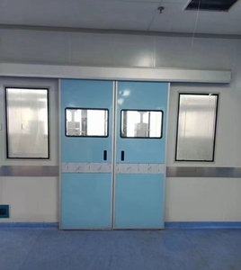 Portes de salle d'opération médicales anti-éclatement coulissantes pour salle blanche d'hôpital, portes coulissantes à battants hermétiques - Product Image 6