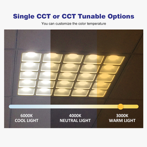 Hiện đại thông minh Dimmable CCT lựa chọn treo lõm Ra80 Nhôm PC Bìa <span class=keywords><strong>24</strong></span> 36 48 60 72 <span class=keywords><strong>Watt</strong></span> trở lại thắp sáng <span class=keywords><strong>LED</strong></span> bảng điều chỉnh ánh sáng - Product Image 4
