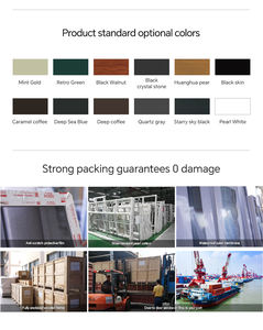 डेची आधुनिक ग्लास एल्यूमीनियम मिश्र धातु स्टोरफ्रंट बाहरी वाणिज्यिक तह दरवाजा - Product Image 5