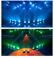 Éclairage de scène professionnel plat Dmx Led 54*3w RGBW 4 en 1 Zoom Par peut faire la fête avec barre Ktv effet éclairage